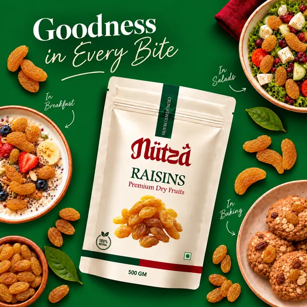 NUTZA_Premium_Golden_Raisins_500g_Pack_of_2_|_Rich_in_Fiber_|_Daily_Snack