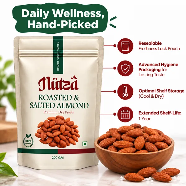 NUTZA_Roasted_Salted_Almonds_200g_|_Rich_in_Protein_&_Fiber_|_Dry_Fruit