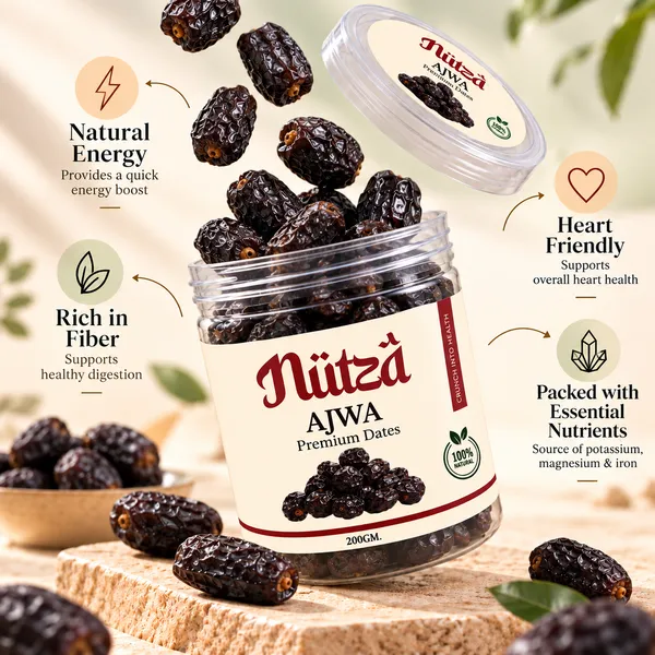 NUTZA_Ajwa_Jumbo_Premium_Dates_200g_|_Rich_in_Vit_&_Fiber_|_Daily_Snack