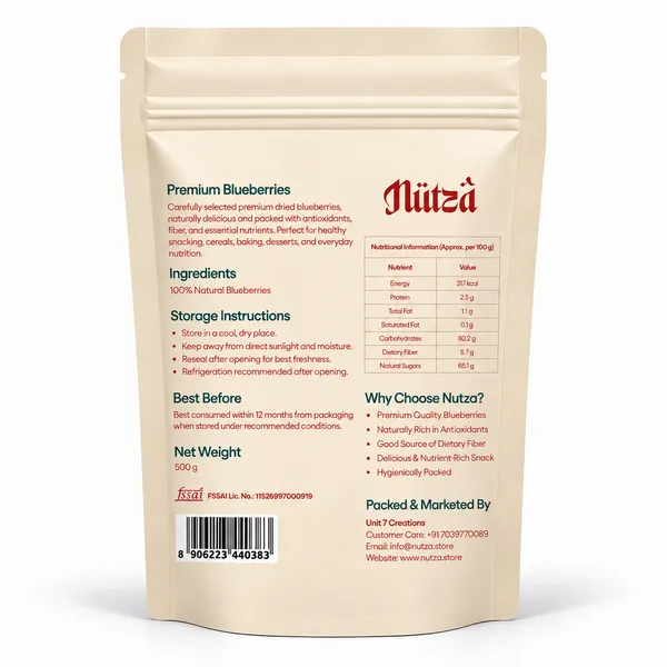 NUTZA_Premium_Dried_Blueberries_500g_|_Rich_in_Vit_C_&_Fibre_|_Daily_Snack