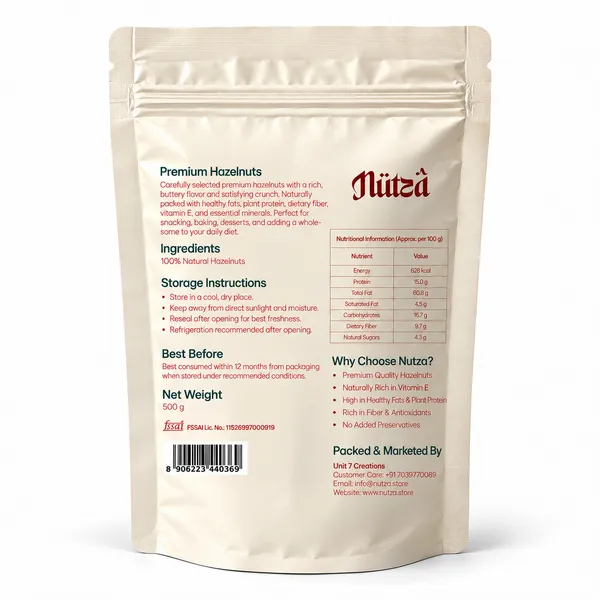 NUTZA_Premium_Hazelnuts_500g_|_Rich_in_Vit_E_&_Fiber_|_Dry_Fruit