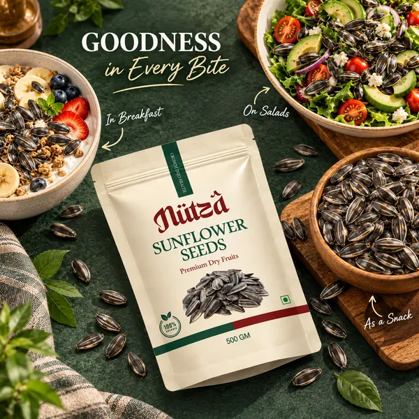NUTZA_Sunflower_Seeds_500g_|_Rich_in_Vit_E,_Mg_&_Fiber_|_Daily_Snack