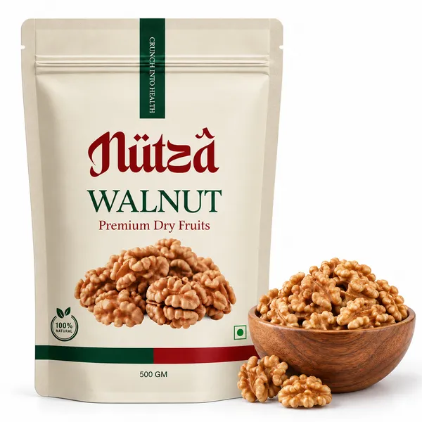 NUTZA_Walnuts_Without_Shell_500g_|_Rich_in_Omega-3_&_Protein_|_Dry_Fruits