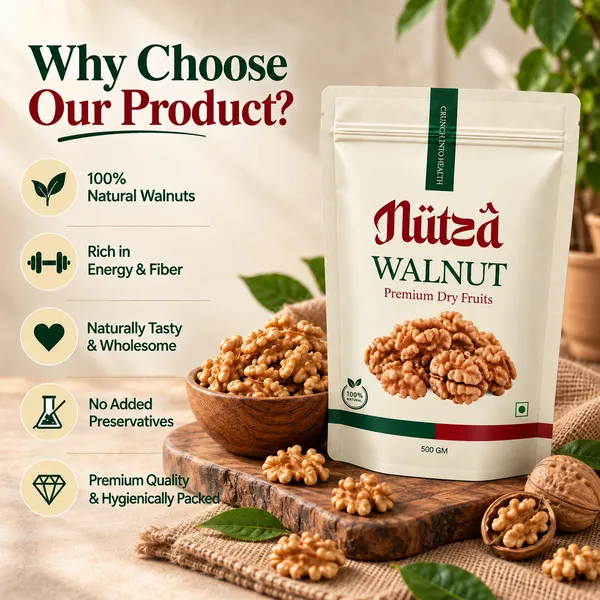 NUTZA_Walnuts_Without_Shell_500g_|_Rich_in_Omega-3_&_Protein_|_Dry_Fruits