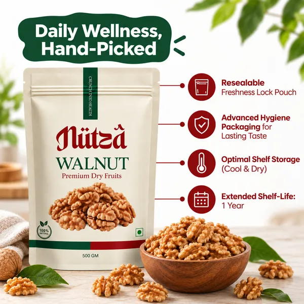 NUTZA_Walnuts_Without_Shell_500g_|_Rich_in_Omega-3_&_Protein_|_Dry_Fruits