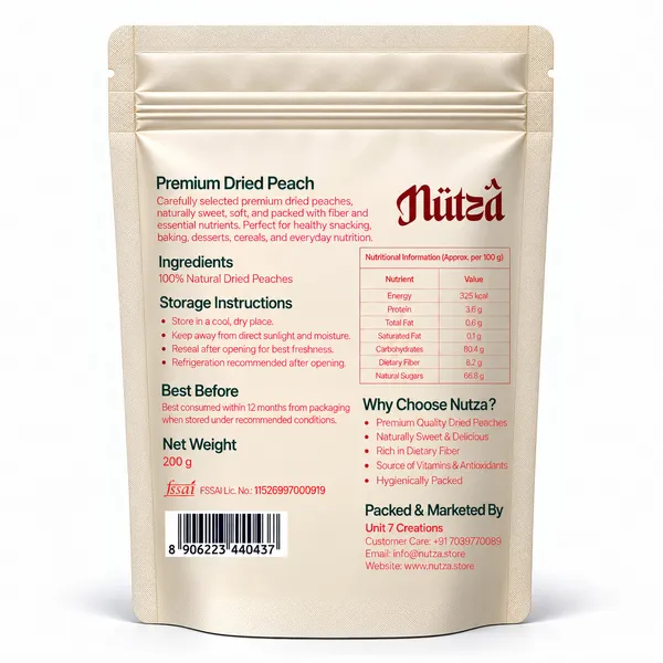 NUTZA_Dried_Peach_200g_|_Rich_in_Fibre,_Vit_A_&_Antioxidants_|_Daily_Snack