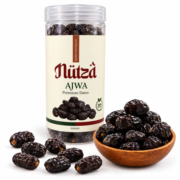 NUTZA_Ajwa_Jumbo_Premium_Dates_500g_|_Rich_in_Vit_&_Fiber_|_Daily_Snack