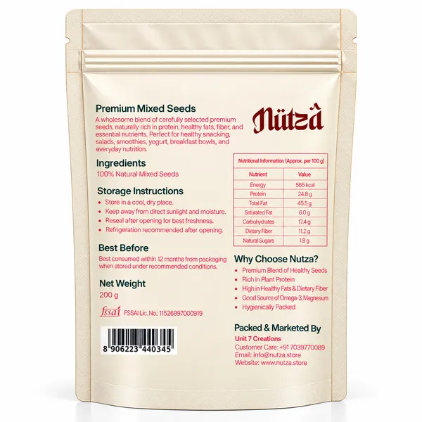 NUTZA_Seed_Mix_200g_|_Pumpkin,_Sunflower,_Flax_&_Sesame_|_Rich_in_Protein