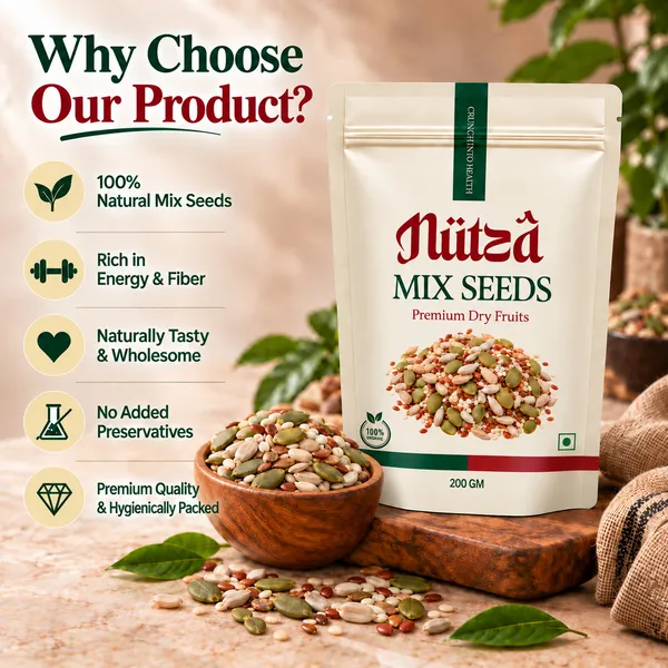 NUTZA_Seed_Mix_200g_|_Pumpkin,_Sunflower,_Flax_&_Sesame_|_Rich_in_Protein