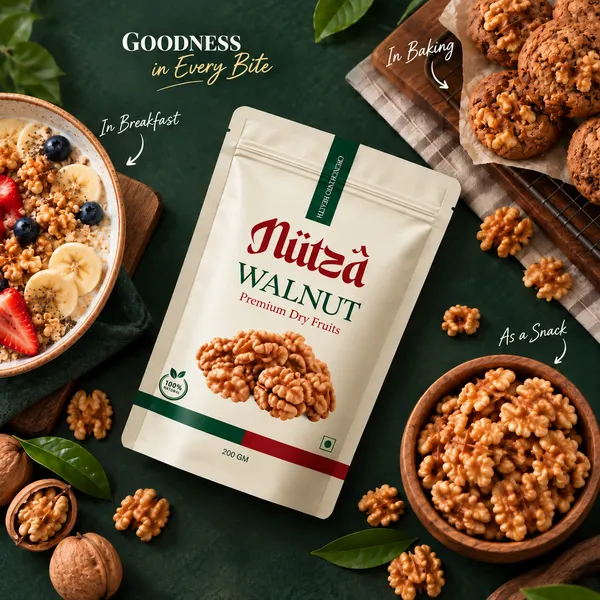 NUTZA_Walnuts_Without_Shell_200g_|_Rich_in_Omega-3_&_Protein_|_Dry_Fruits