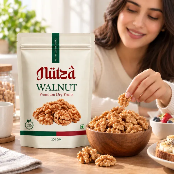 NUTZA_Walnuts_Without_Shell_200g_|_Rich_in_Omega-3_&_Protein_|_Dry_Fruits
