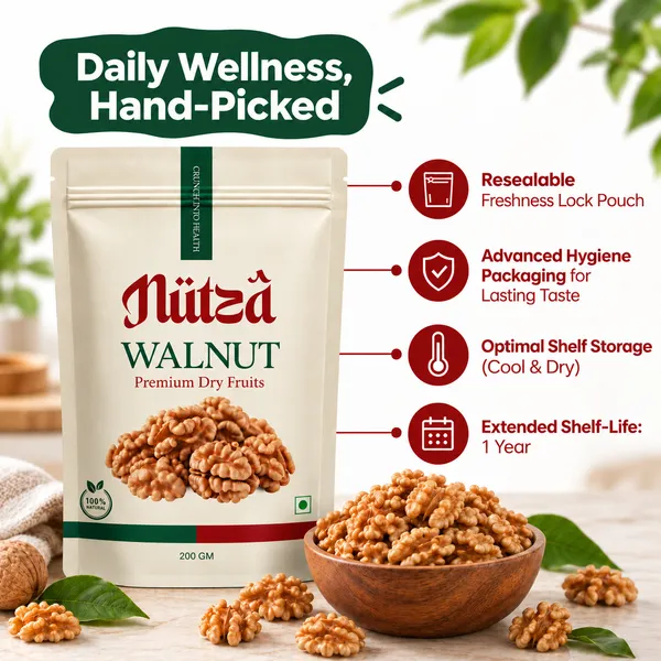 NUTZA_Walnuts_Without_Shell_200g_|_Rich_in_Omega-3_&_Protein_|_Dry_Fruits