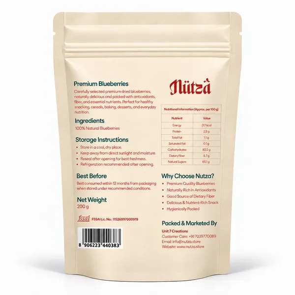 NUTZA_Premium_Dried_Blueberries_200g_|_Rich_in_Vit_C_&_Fibre_|_Daily_Snack