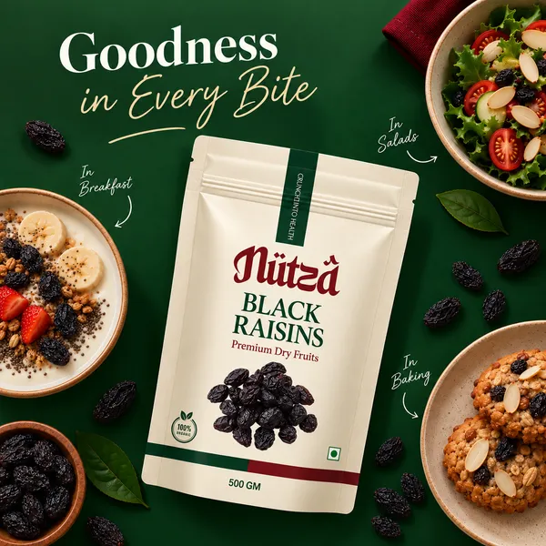 NUTZA_Premium_Black_Raisins_500g_|_Rich_in_Iron_&_Fiber_|_Daily_Snack