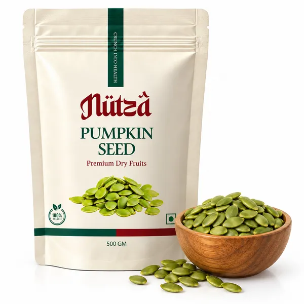 NUTZA_Pumpkin_Seeds_500g_|_Rich_in_Zinc,_Mg_&_Protein_|_Everyday_Snack