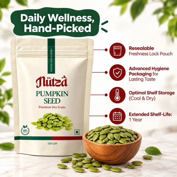 NUTZA_Pumpkin_Seeds_500g_|_Rich_in_Zinc,_Mg_&_Protein_|_Everyday_Snack