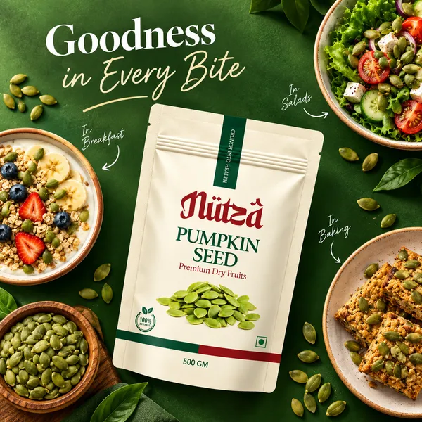 NUTZA_Pumpkin_Seeds_500g_|_Rich_in_Zinc,_Mg_&_Protein_|_Everyday_Snack