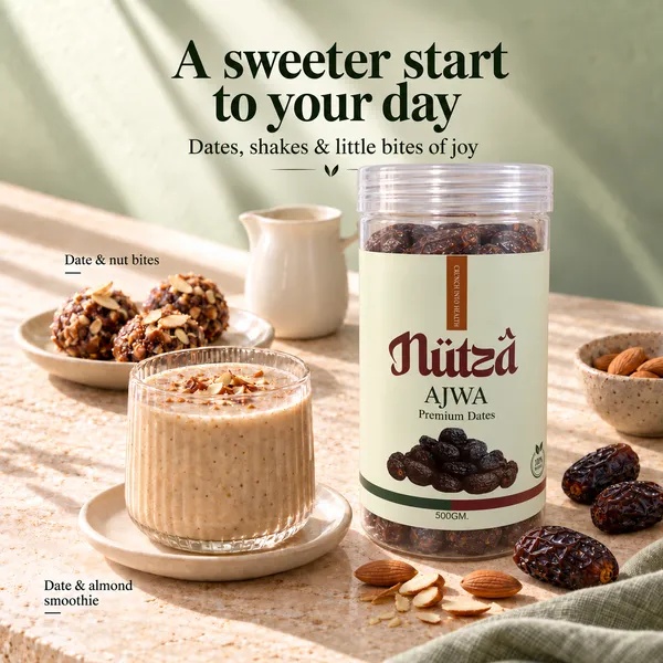 NUTZA_Ajwa_Jumbo_Dates_500g_Pack_of_2_|_Rich_in_Vit_&_Fiber_|_Daily_Snack