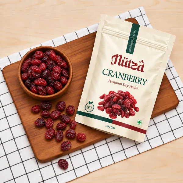 NUTZA_Premium_Dried_Cranberry_200g_|_Rich_in_Vit_C_&_Fibre_|_Daily_Snack