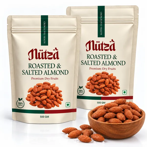 NUTZA_Roasted_Salted_Almonds_500g_Pack_of_2_|_Rich_in_Protein_|_Dry_Fruit