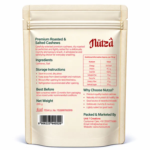 NUTZA_Roasted_Salted_Cashews_200g_|_Rich_in_Protein_&_Fiber_|_Dry_Fruits