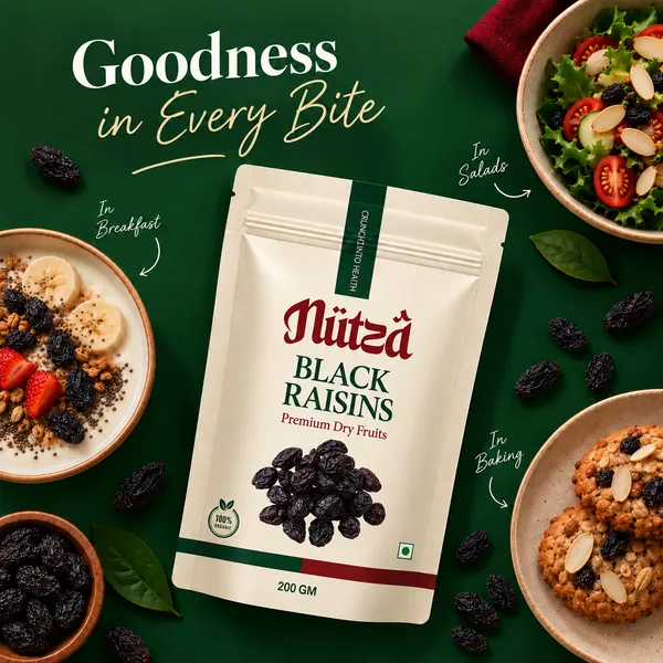 NUTZA_Premium_Black_Raisins_200g_|_Rich_in_Iron_&_Fiber_|_Daily_Snack