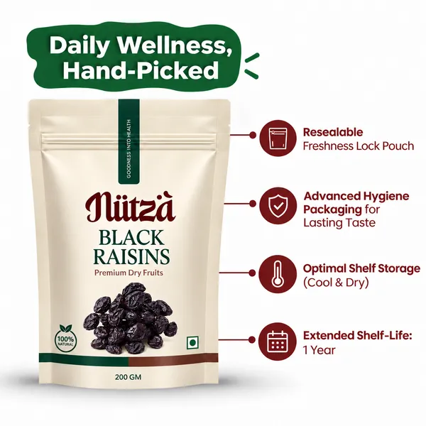 NUTZA_Premium_Black_Raisins_200g_|_Rich_in_Iron_&_Fiber_|_Daily_Snack