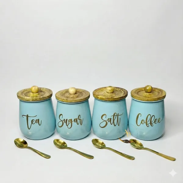 Aan_Decor_Kitchen_Canister_Set_Tea_Sugar_Salt_Coffee_Labels_Spoons_Included_Pack_Of_4