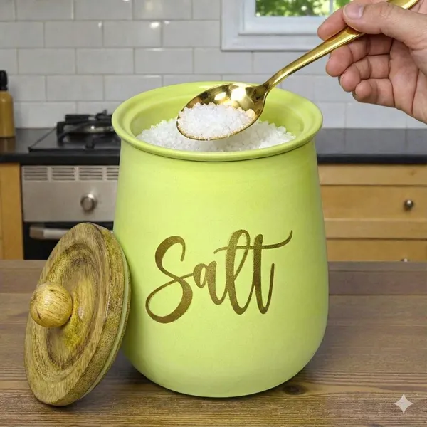 Aan_Decor_Premium_Metal_Salt_Storage_Jar_With_Airtight_Natural_Wooden_Lid_Cylindrical_Shape_Spoon_Included_(Mint-_)