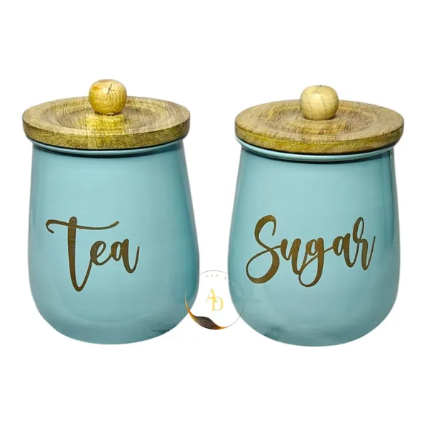 Aan_Decor_Metal_Kitchen_Storage_Canisters_With_Wooden_Lids_With_Lettering_Tea_And_Sugar_Containers_(Sky-_)_Pack_Of_2