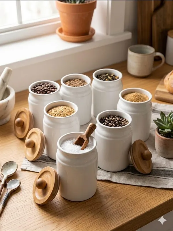 Aan_Decor_Metal_Storage_Jar_With_Wooden_Lid_&_Wood_Pack_Of_6