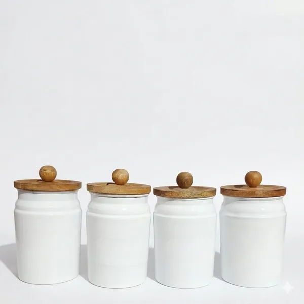 Aan_Decor_Metal_Storage_Jar_With_Wooden_Lid_&_Wood_X_For_Coffee_Tea_Sugar_Kitchen_Storage_Pack_Of_2