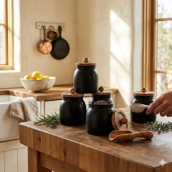 Aan_Decor_Matte_Metal_Spice_Jars_With_Airtight_Bamboo_Lids_Airtight_Silicone_Seal_Spice_Storage_Rustic_Kitchen_Decor_Jute_Rope_Accent_Matte_Finish_Pack_Of_6