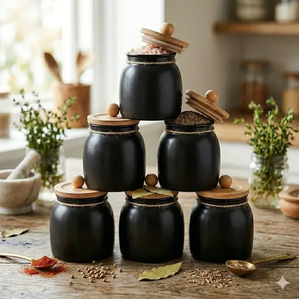 Aan_Decor_Matte_Metal_Spice_Jars_With_Airtight_Bamboo_Lids_Airtight_Silicone_Seal_Spice_Storage_Rustic_Kitchen_Decor_Jute_Rope_Accent_Matte_Finish_Pack_Of_6