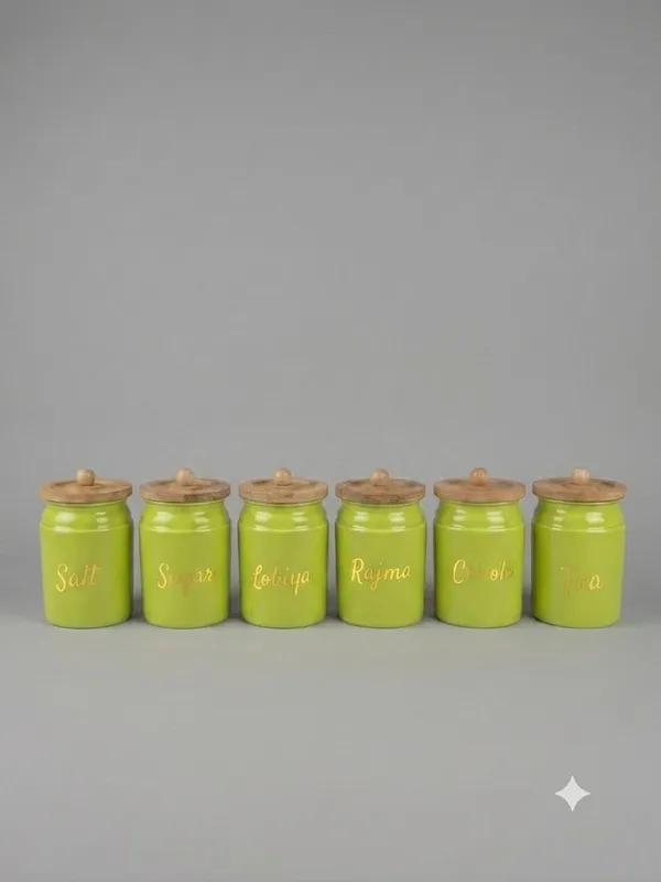 Aan_Decor_Metal_Kitchen_Storage_Canister_Pack_Of_6