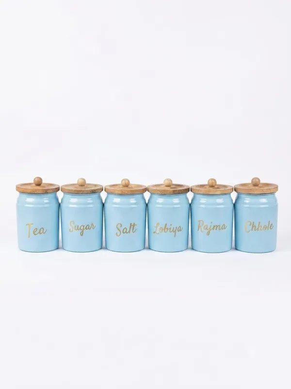 Aan_Decor_Metal_Kitchen_Storage_Canister_With_Airtight_Wooden_Lids_Pack_Of_6