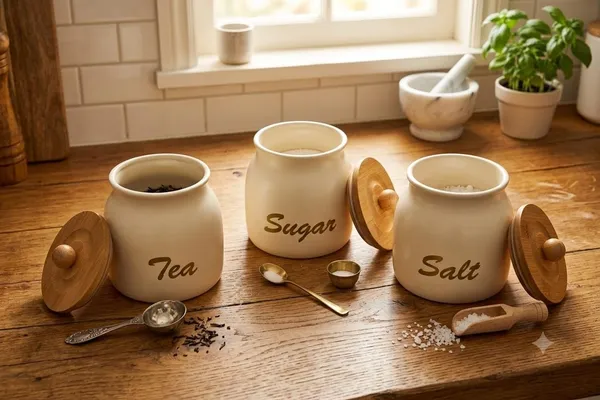 Aan_Decor_Premium_Metal_Storage_Jar_Set_With_Airtight_Wooden_Lids_Rust_Resistant_Food_Safe_Dia_X_Kaju_Pista_Badam_Labels_Powder_Coated_Finish_Pack_Of_3
