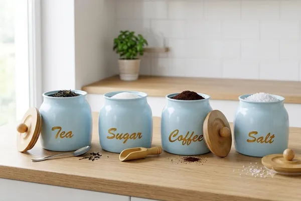 Aan_Decor_Metal_Storage_Jar_With_Airtight_Wooden_Lids_Pack_Of_4