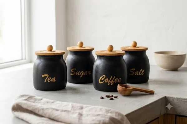 Aan_Decor_Metal_Storage_Jar_With_Airtight_Wooden_Lids_Pack_Of_4