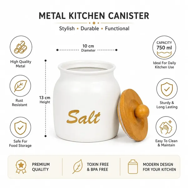 Aan_Decor_Metal_Storage_Jar_With_Airtight_Wooden_Lids_Pack_Of_4