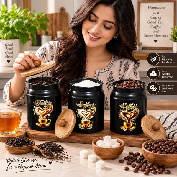 Aan_Decor_Metal_Kitchen_Canister_With_Wooden_Lid_Floral_Print_Pack_Of_3