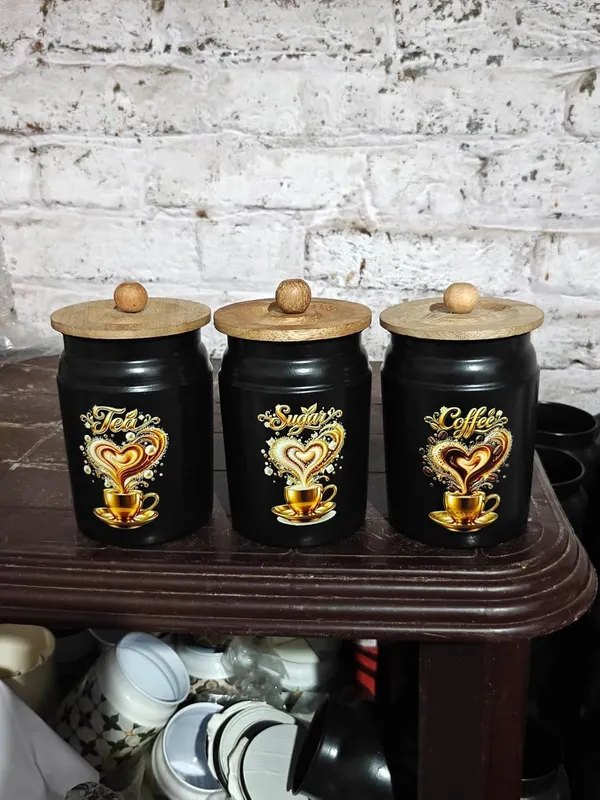 Aan_Decor_Metal_Kitchen_Canister_With_Wooden_Lid_Floral_Print_Pack_Of_3