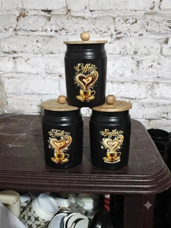 Aan_Decor_Metal_Kitchen_Canister_With_Wooden_Lid_Floral_Print_Pack_Of_3