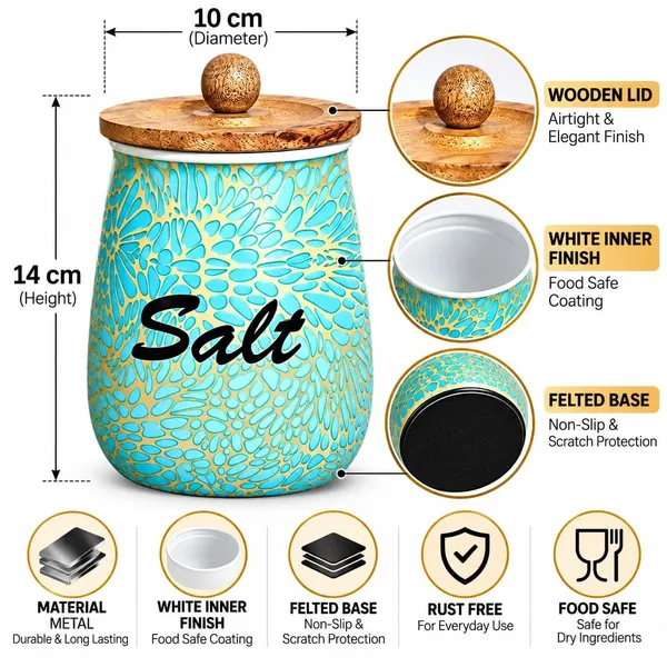Aan_Decor_Metal_Kitchen_Storage_Canister_Set_With_Airtight_Wooden_Lid_Tea_Sugar_Salt_Coffee_Airtight_Wooden_Lid_Food_Safe_Inner_Coating_Non-Slip_Felted_Base_Rust_Free_Metal_Body_Pack_Of_4