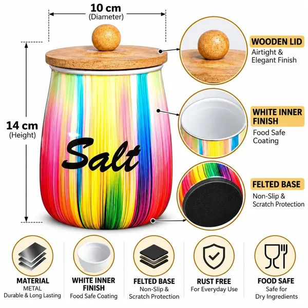 Aan_Decor_Metal_Kitchen_Storage_Canister_Set_With_Airtight_Wooden_Lid_Tea_Sugar_Salt_Coffee_Airtight_Wooden_Lid_Food_Safe_Inner_Coating_Non-Slip_Felted_Base_Rust_Free_Metal_Body_Pack_Of_4