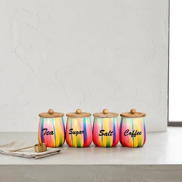 Aan_Decor_Metal_Kitchen_Storage_Canister_Set_With_Airtight_Wooden_Lid_Tea_Sugar_Salt_Coffee_Airtight_Wooden_Lid_Food_Safe_Inner_Coating_Non-Slip_Felted_Base_Rust_Free_Metal_Body_Pack_Of_4