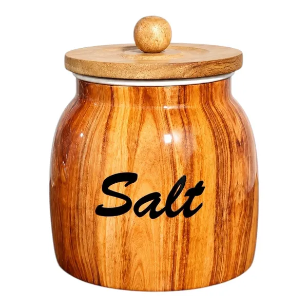 Aan_Decor_Salt_Sugar_Tea_Metal_Storage_Jar_Set_With_Wooden_Lid_Airtight_Seal_Food_Safe_Coating_Floral_Print_Design_Felted_Non-Slip_Base_Rust_Free_Metal_Body_Pack_Of_3