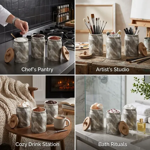 Aan_Decor_Premium_Metal_Storage_Jar_Set_With_Airtight_Wooden_Lids_Food_Safe_Rust-Resistant_Easy-Grip_Knob_Pack_Of_6