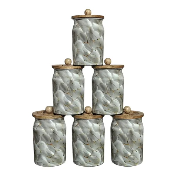 Aan_Decor_Premium_Metal_Storage_Jar_Set_With_Airtight_Wooden_Lids_Food_Safe_Rust-Resistant_Easy-Grip_Knob_Pack_Of_6