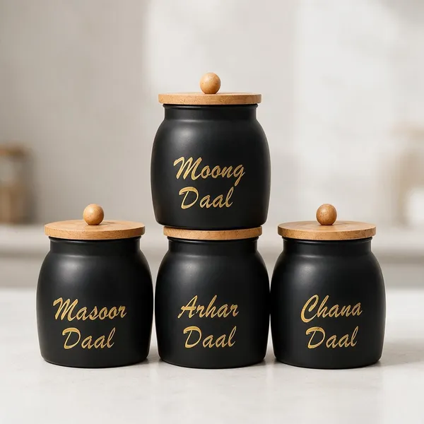 Aan_Decor_Daal_Storage_Container_Metal_With_Airtight_Wooden_Lid._Food_Safe_Pack_Of_4